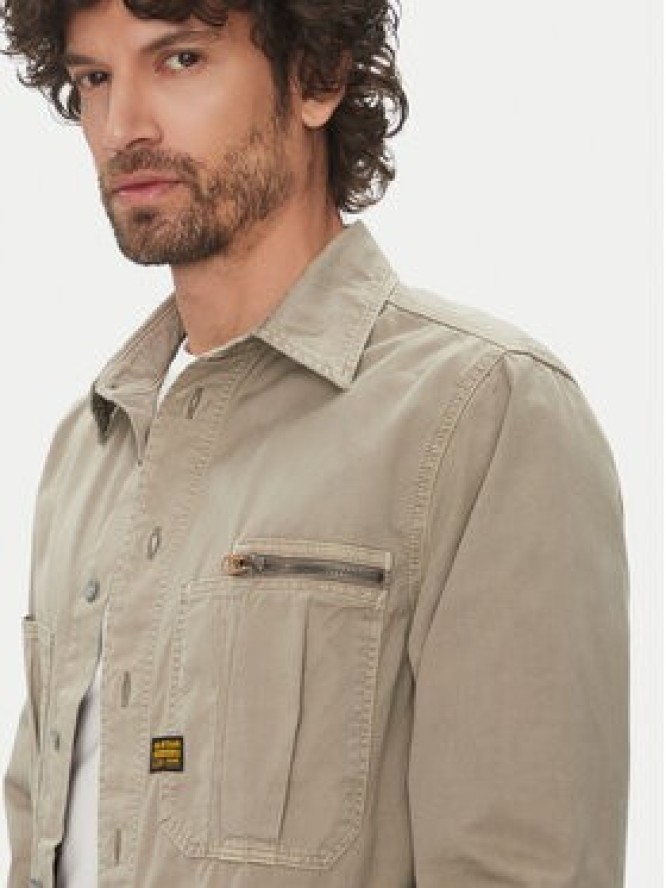 G-Star Raw Koszula D26058 D947 H120 Szary Regular Fit