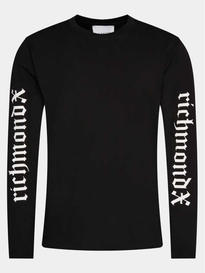 Richmond X Longsleeve Hairiti UMP24139TS Czarny Regular Fit