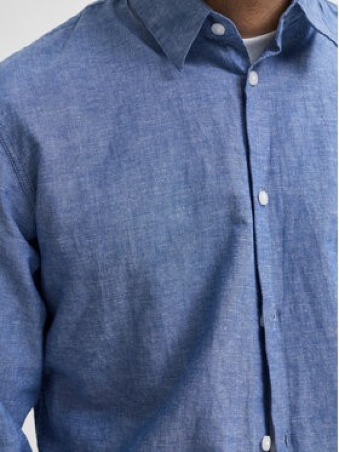 Selected Homme Koszula 16078867 Niebieski Slim Fit