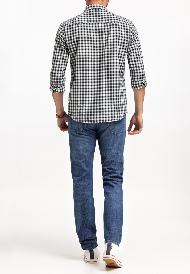 LEE RIDER MĘSKIE SPODNIE JEANSOWE JEANSY DŻINSY WORN FROM RAW L701KNHD 112321976