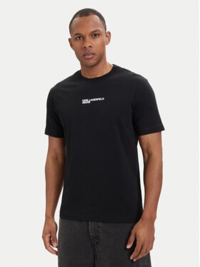 Karl Lagerfeld Jeans T-Shirt B2M17090 Czarny Relaxed Fit