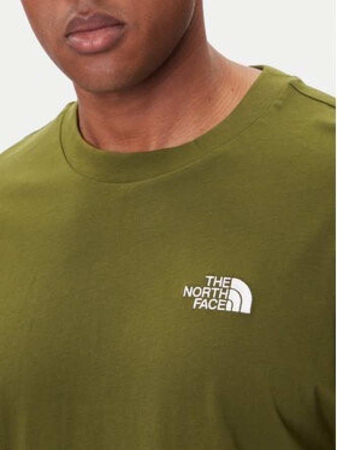 The North Face T-Shirt Simple Dome NF0A87NR Zielony Oversize
