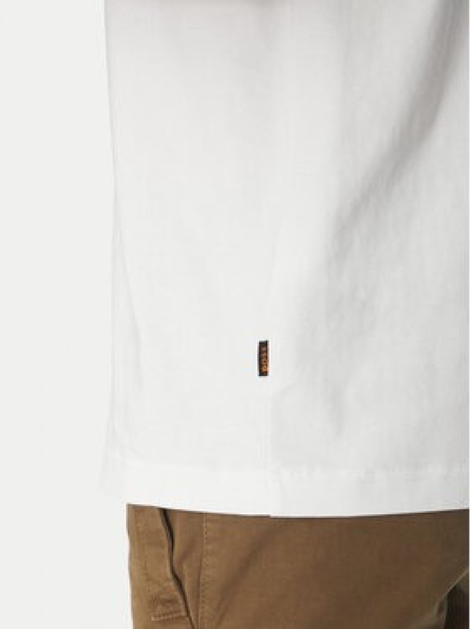 BOSS T-Shirt 50546374 Biały Relaxed Fit