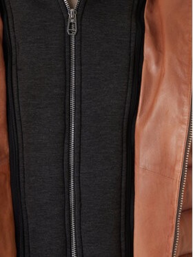 Milestone Kurtka skórzana Ms Apollo 531068 60510 Miedziany Regular Fit