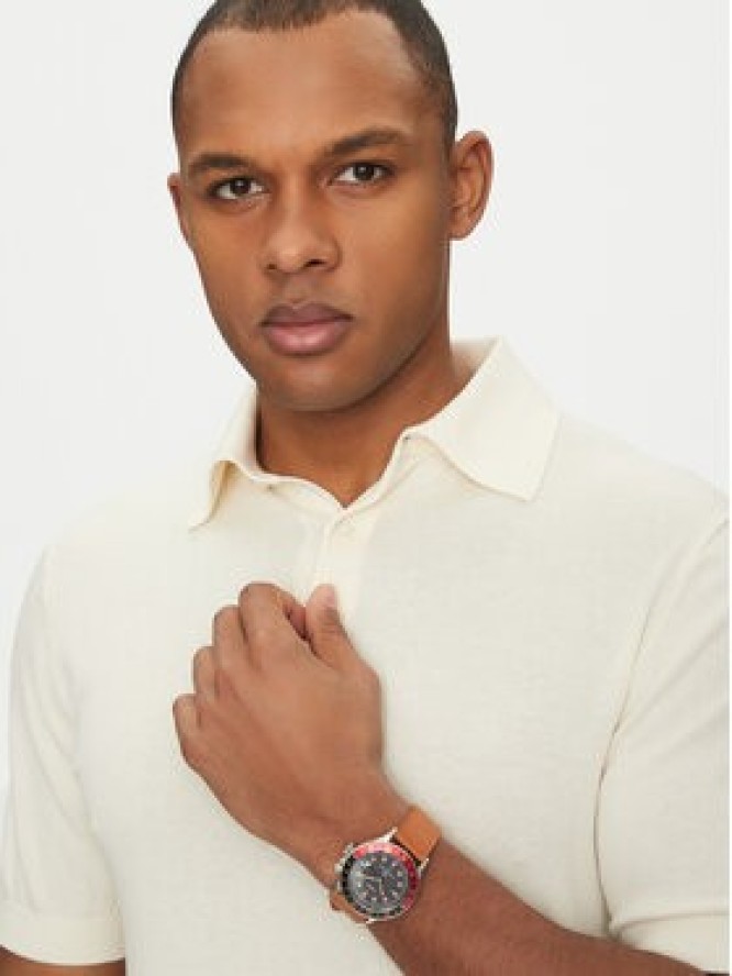 Timex Zegarek TW2V74000 Brązowy