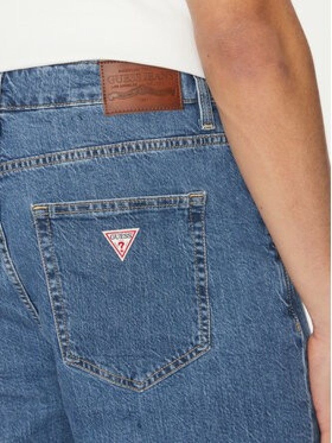 Guess Jeans Szorty jeansowe M4YD37 D5M54 Niebieski Regular Fit