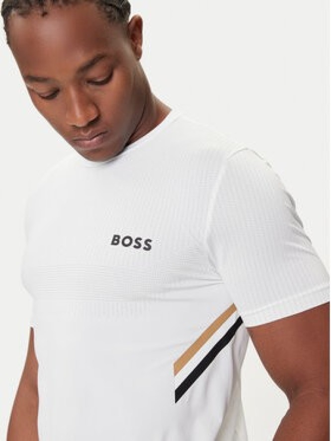 BOSS T-Shirt Tech TOC 50543329 Biały Slim Fit