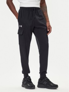 Under Armour Spodnie dresowe Ua Rival 1382134 Czarny Regular Fit