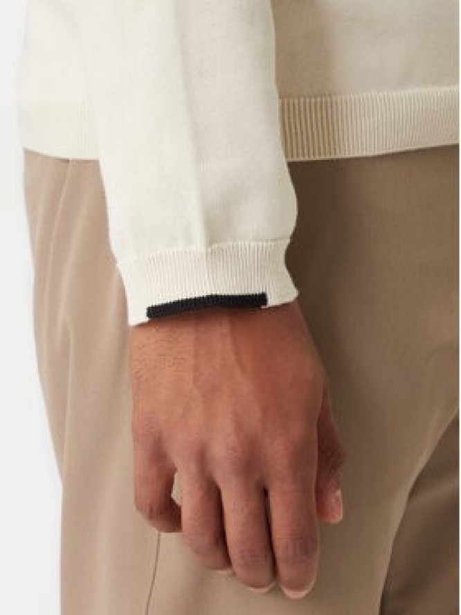 BOSS Sweter Ever-X 50551688 Écru Regular Fit