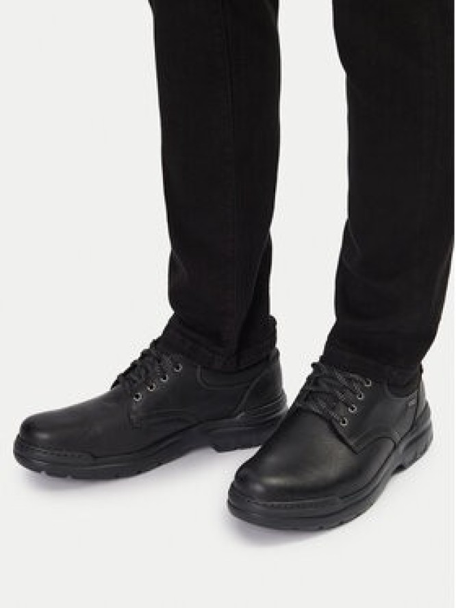 Clarks Półbuty Rockie Walk Gtx Gore-Tex 261734647 Czarny