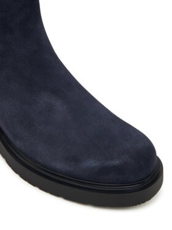 Calvin Klein Sztyblety Combat Ess Chelsea Boot Su YM0YM01372 Granatowy