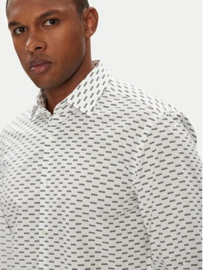 HUGO Koszula Kenno 50544929 Biały Slim Fit