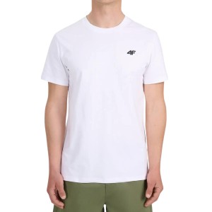 Koszulka męska 4F - bawełniany T-shirt, regular fit.