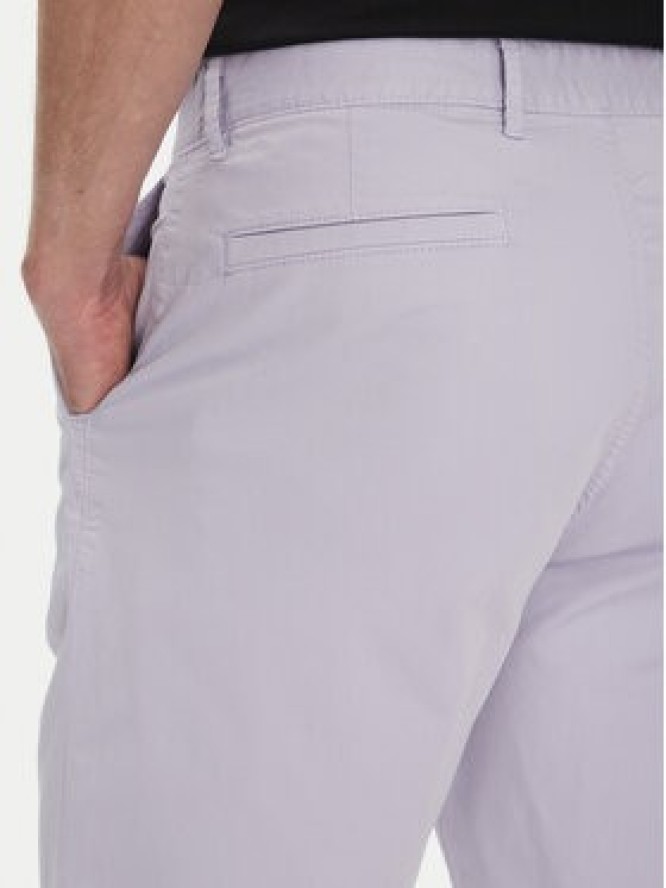BOSS Szorty materiałowe Chino-Slim-Shorts 50536723 Fioletowy Regular Fit