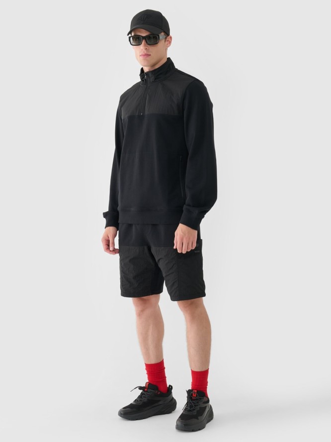 4F Spodenki casual męskie - czarne S