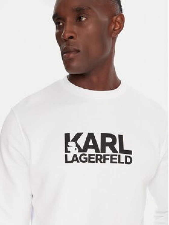 KARL LAGERFELD Bluza 705091 554917 Biały Regular Fit