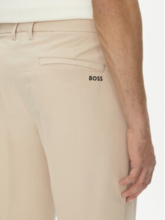 BOSS Szorty materiałowe S_Commuter_10.5 inch 50540337 Beżowy Slim Fit