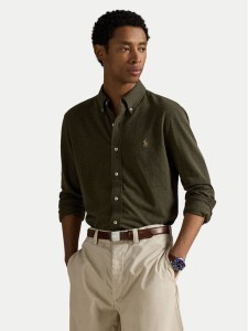 Polo Ralph Lauren Koszula 710654408111 Zielony Regular Fit