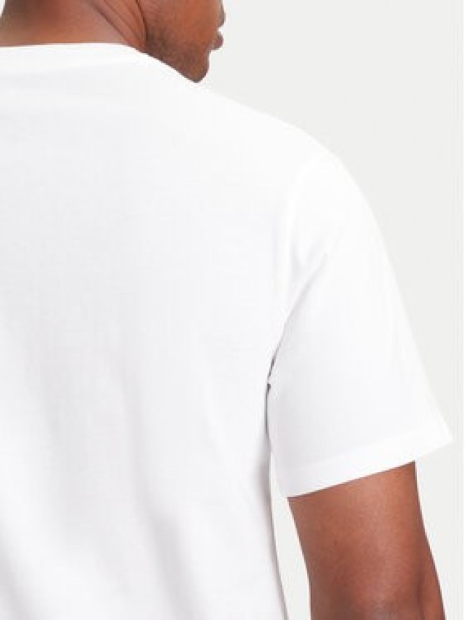 Converse T-Shirt Neon Sign All Star Patch 10027722-A02 Biały Regular Fit