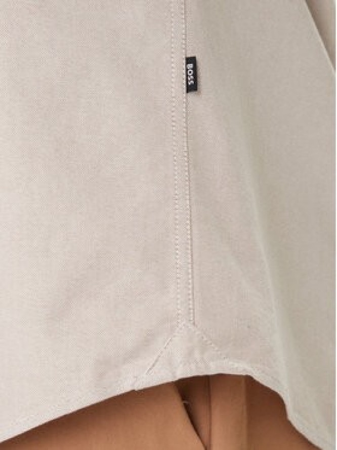 BOSS Koszula H-Liam 50555966 Beżowy Regular Fit
