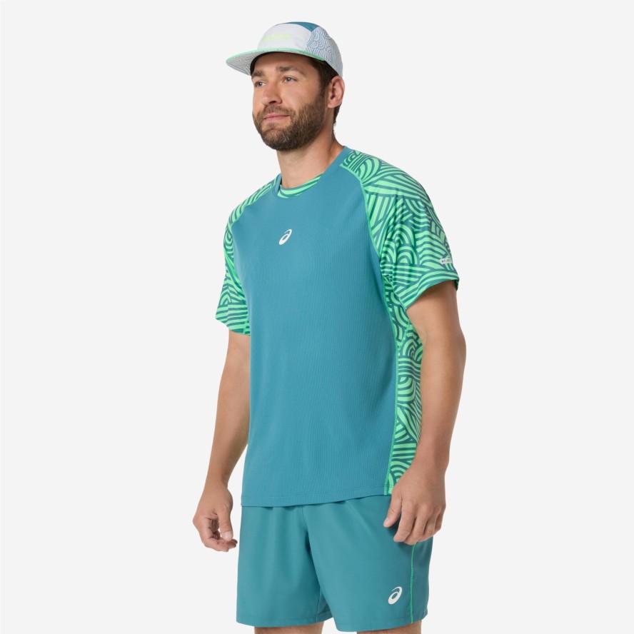Koszulka do padla męska krótki rękaw ASICS Padel Court