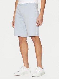 Calvin Klein Szorty sportowe Micro Logo K10K111208 Niebieski Regular Fit