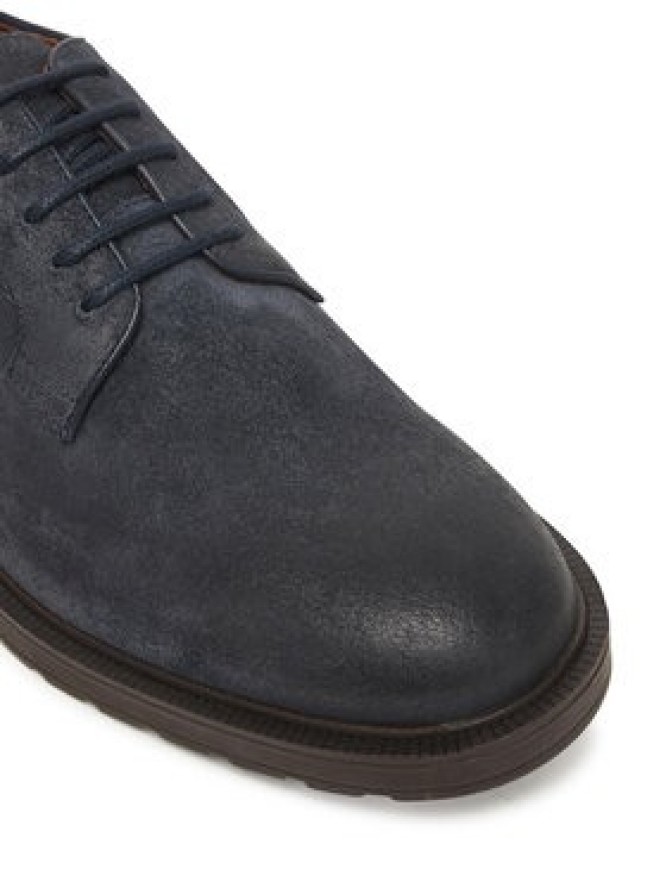 Tommy Hilfiger Półbuty Cleated Derby FM0FM05770 Granatowy