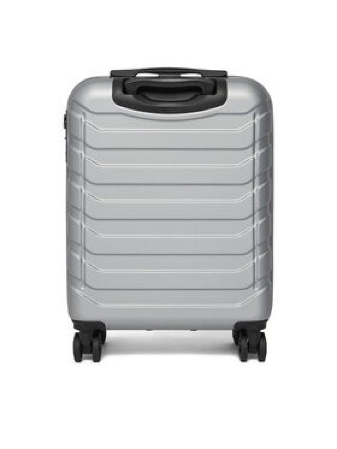 GINO ROSSI Walizka kabinowa C-GIN-S-003-05-SILVER Srebrny