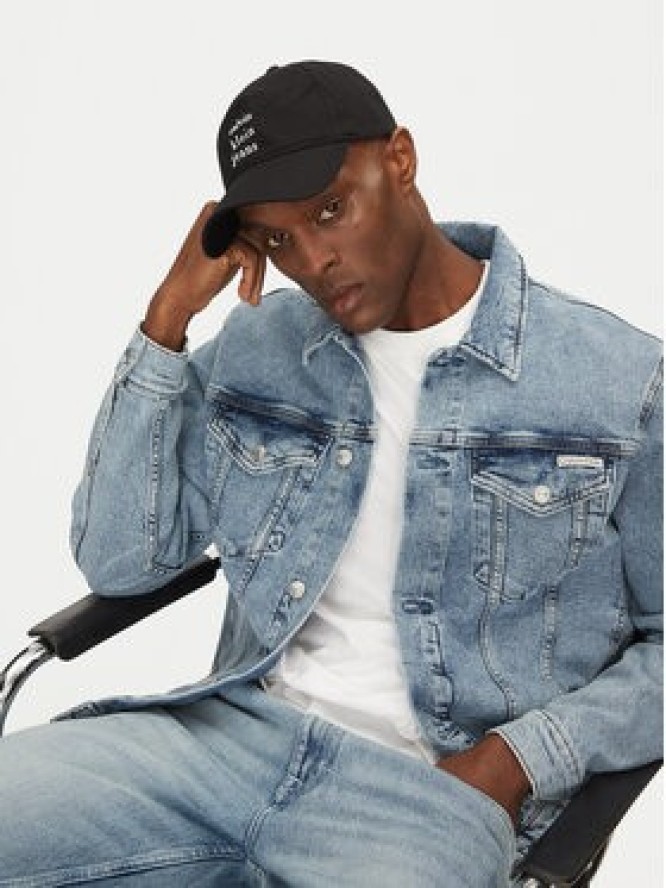 Calvin Klein Jeans Czapka z daszkiem Seasonal Printed LV04G5036G Czarny