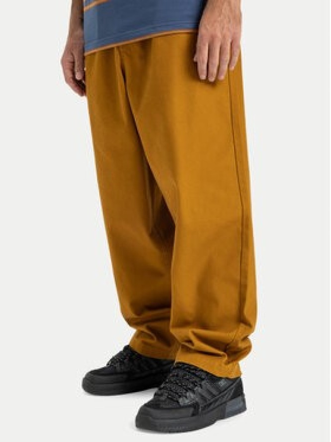 DC Shoes Spodnie materiałowe Framed EDYNP03169 Brązowy Relaxed Fit