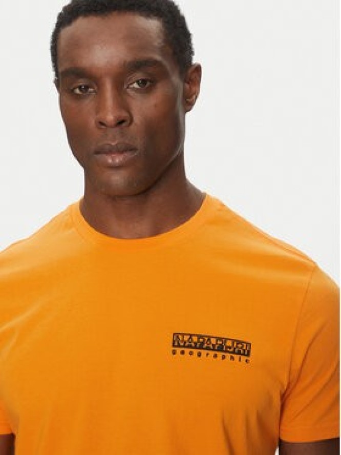 Napapijri T-Shirt S-Vignoni NP0A4ILX Pomarańczowy Regular Fit