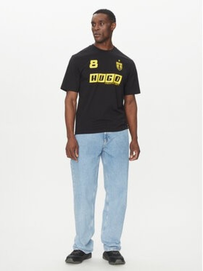 HUGO T-Shirt Nebulop 50541252 Czarny Regular Fit