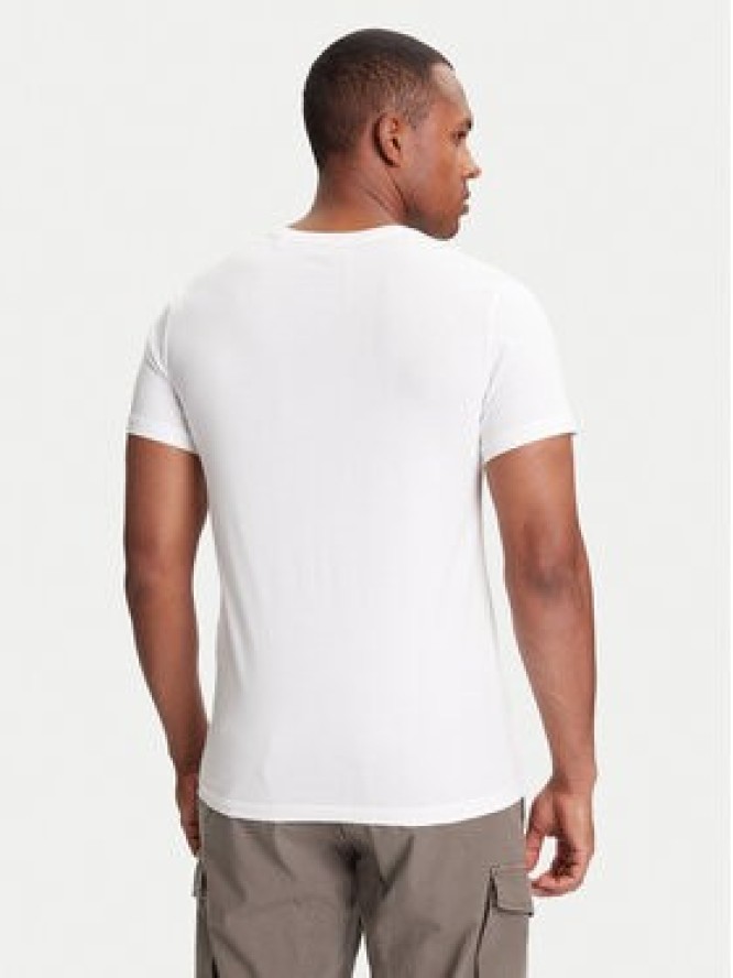 G-Star Raw T-Shirt Finger Print Burger D26041-C506 Biały Regular Fit