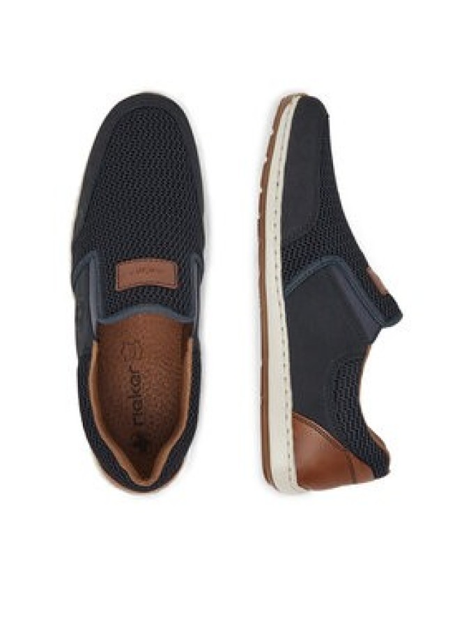 Rieker Półbuty 08869-14 Granatowy