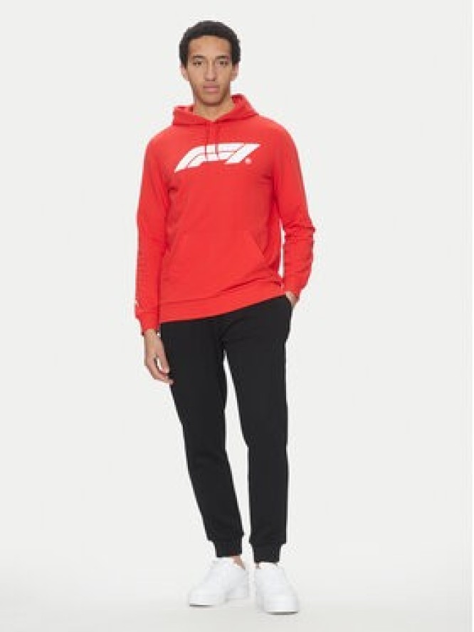 Puma Bluza F1 Ess Logo 625853 Czerwony Regular Fit