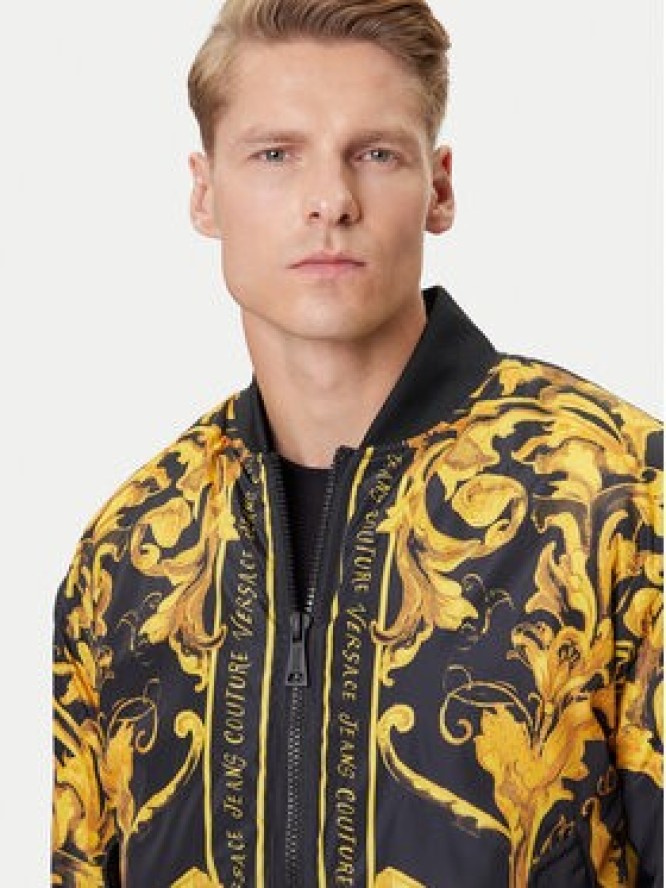 Versace Jeans Couture Kurtka bomber 79GASD07 CQ20D Czarny Regular Fit