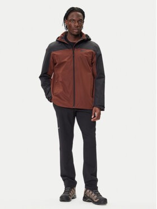 Jack Wolfskin Kurtka outdoor Taubenberg 3in1 1115311 Brązowy Regular Fit