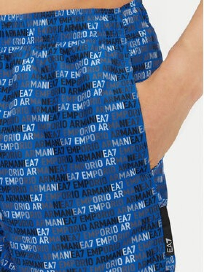EA7 Emporio Armani Szorty kąpielowe 7M000510 AF13059 FB067 Niebieski Regular Fit