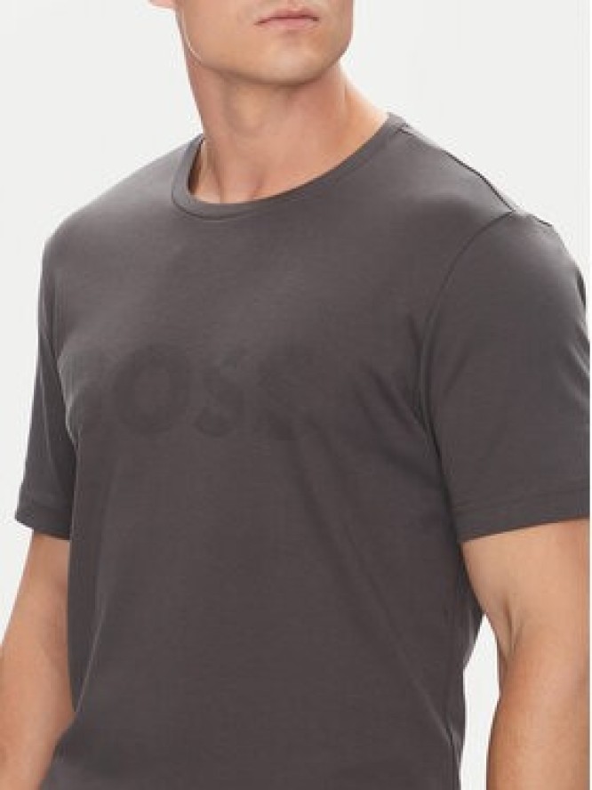 BOSS T-Shirt Logo Future 50543796 Szary Regular Fit