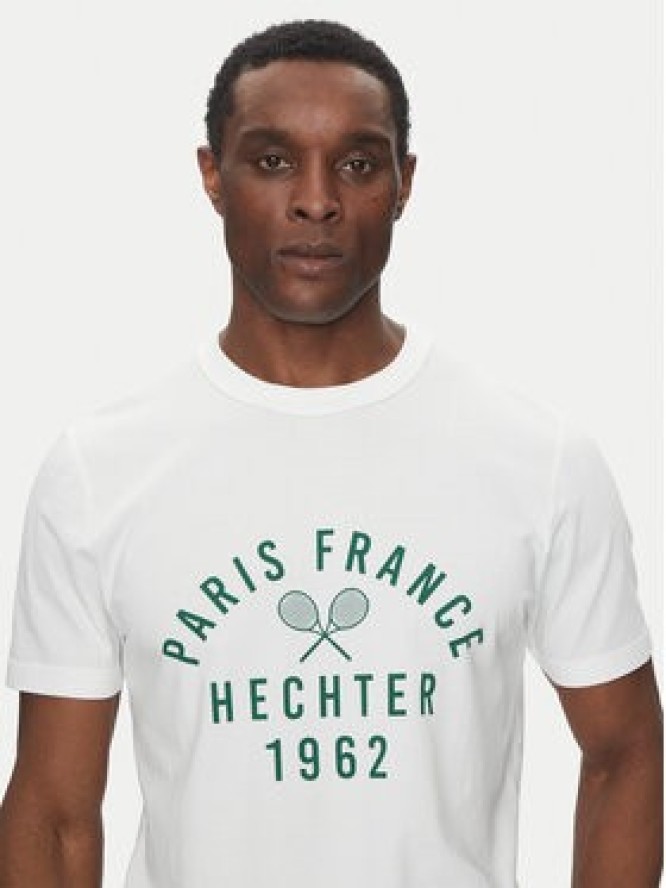 Hechter Paris T-Shirt 75014 151919 Biały Regular Fit