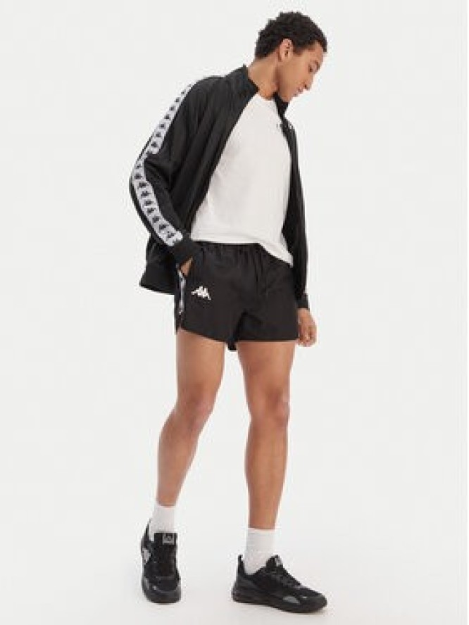Kappa Szorty kąpielowe Banda Cali 304S6G0 Czarny Regular Fit
