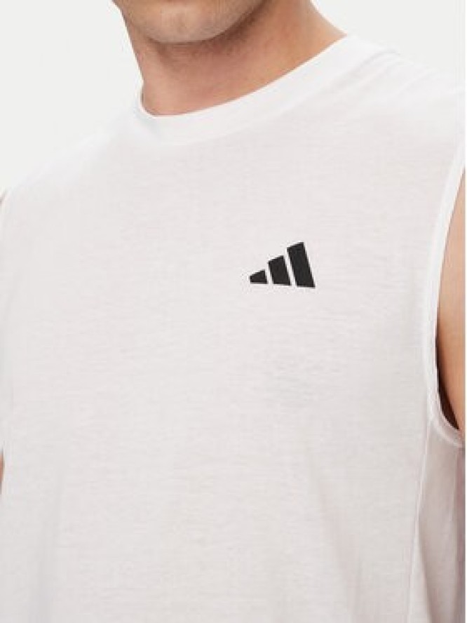 adidas Koszulka techniczna Workout Essentials Feelready KD5424 Biały Regular Fit