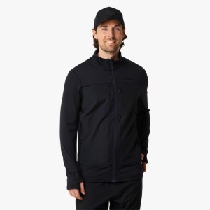 Bluza polarowa rozpinana wiatroszczelna na wędrówki męska Trondheim