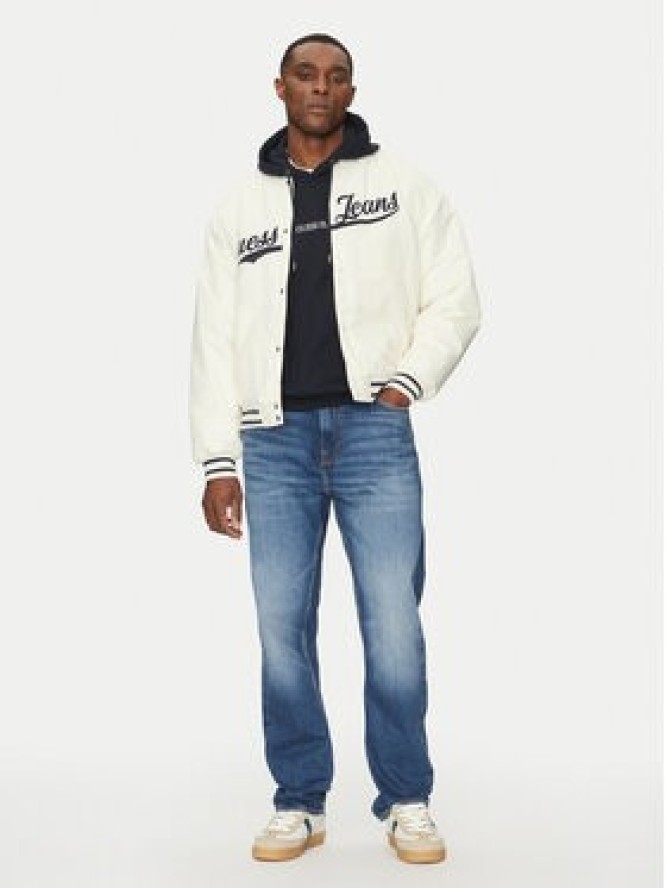 Guess Jeans Kurtka bomber M5RL54 WHAA2 Beżowy Regular Fit