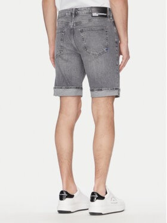 Karl Lagerfeld Jeans Szorty jeansowe A2M10082 Szary Slim Fit