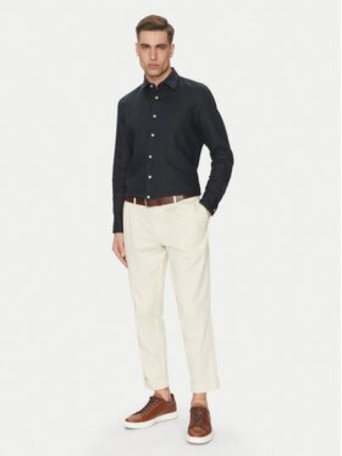 Marc O'Polo Koszula M23 7428 42318 Granatowy Regular Fit