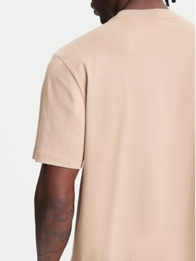 adidas T-Shirt Essentials Linear JX5709 Beżowy Regular Fit