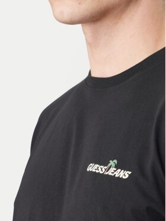 Guess Jeans T-Shirt M6GIC0 K8HM0 Czarny Regular Fit