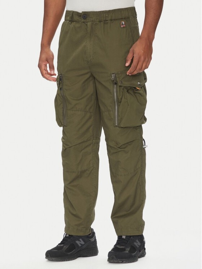 Parajumpers Spodnie materiałowe Baste 25SMPMPATW06 Zielony Regular Fit