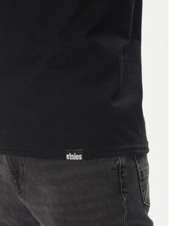 Etnies T-Shirt Team Emroidery 4130003738 Czarny Regular Fit